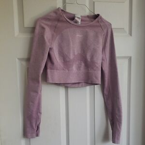 Gymshark Lavender Long Sleeve Top